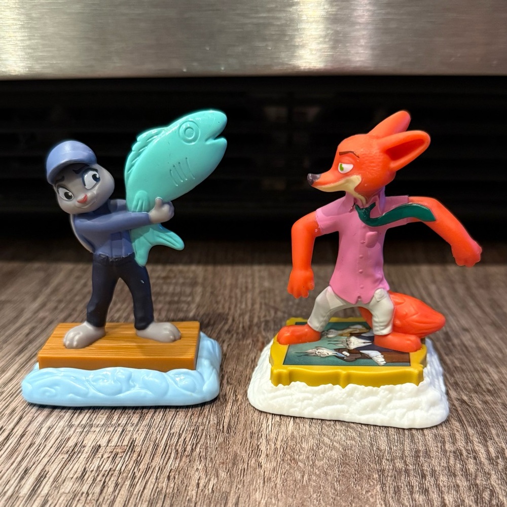 McDonald’s Happy Meal Toys Zootopia Judy Hopps and Nick Wilde Set of Two